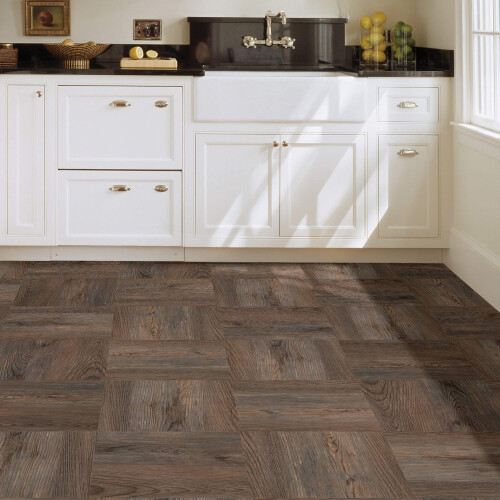 FloorPops FP3323 Knotting Hill Αυτοκόλλητα Πλακάκια Δαπέδου, Καφέ 2