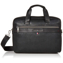 Tommy Hilfiger miesten Tommy Hilfiger Leo -salkku, musta, OS US