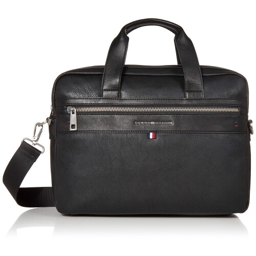 Tommy Hilfiger Tommy Hilfiger Leo Briefcase til mænd - Sort, OS US
