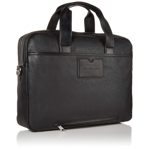 Tommy Hilfiger Tommy Hilfiger Leo Briefcase til mænd - Sort, OS US 1