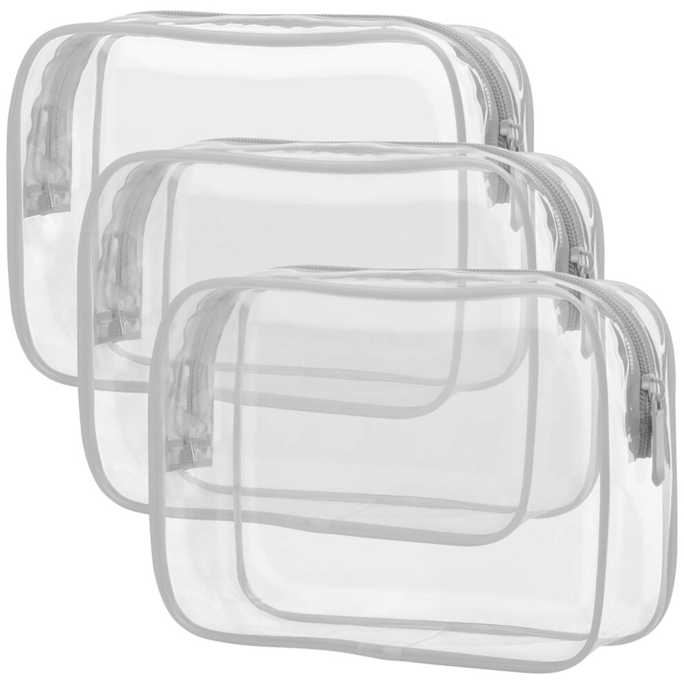 Trousse de maquillage transparente PACKISM - Trousse de toilette    tanche approuv   e par la TSA - Quart S