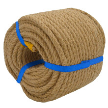 Naturlig Jute Rep Hamp Rep (8 mm x 165 ft) Stark Jute Snöre för DIY, Katt Klösträd, Trädgård