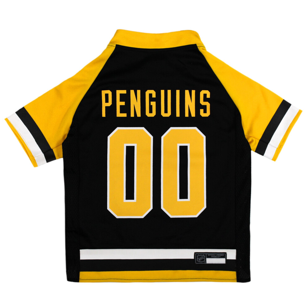 Photos - Dog Clothing Pets First NHL Pittsburgh Penguins PEN-4006-XXLNHL Pet Jersey - Pittsb PEN-4006-XXL