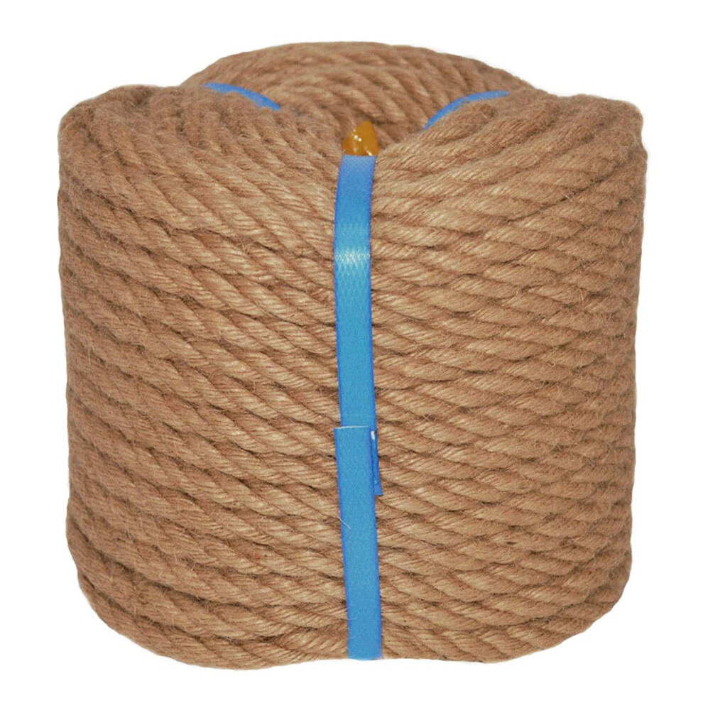 Corde de jute naturelle Corde de chanvre (1/2 po x 165 pi) Ficelle de jute    paisse pour l'artisanat
