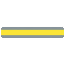 Ashley Productions Double Wide Strip Læsningsvejledning 1.25 """" X 7.25 """" Gul Ash10862