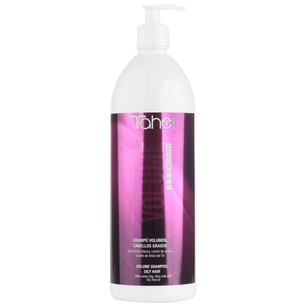 Shampooing Volume Tahe Botanic Tricology 1000 ml pour cheveux gras