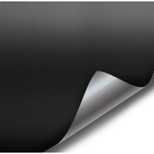 VViViD Schwarz-Matte Autofolien-Vinylrolle mit Luftablass 3MIL-VViViD8 (0,5 Fu x 5 Fu)
