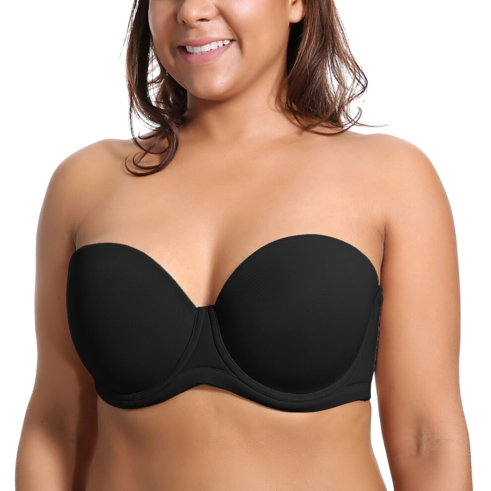 Soutien-gorge sans bretelles     armatures DELIMIRA pour femmes, multipositions, couverture compl   te