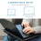 LapGear Compact Lap Desk - Black - se encaixa em laptops de at    15 polegadas - estilo n    43108 2