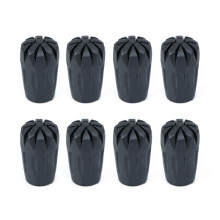 ANIUHL 8 Piece Rubber Trekking Pole Tips Hiking Walking Sticks Caps En
