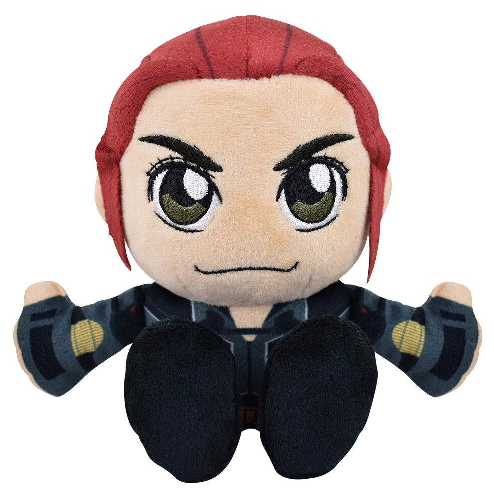 Bleacher Creatures Marvel Black Widow 8 Kuricha Sitzender Pl Sch - Weiches, Von Chibi Inspiriertes Spielzeug-image