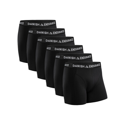 DANISH ENDURANcE 6 Pack Soft cotton Boxer Briefs  Stretch Fit Underwea