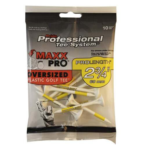 Pride 2-3/4 inch PTS MaxxPro 10ct White