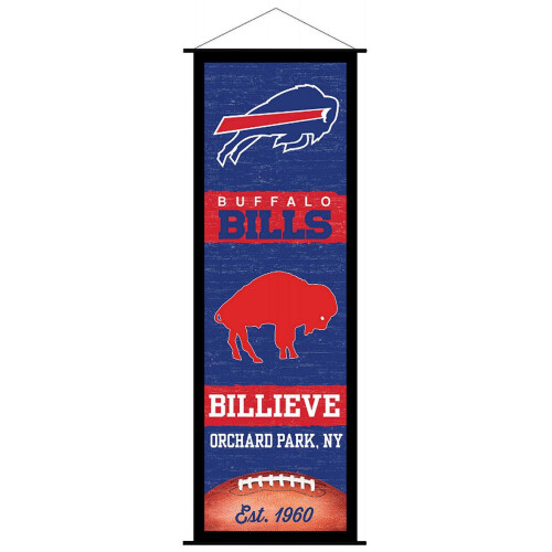 Buffalo Bills Banner en Scroll Sign