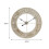 60cm Wood Style Battery Powered Wall Clock 2
