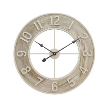 60cm Wood Style Battery Powered Wall Clock