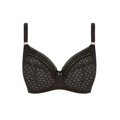 Freya Freya Viva Side Support Underwire Bra (5641) 36FF Lace Noir 2