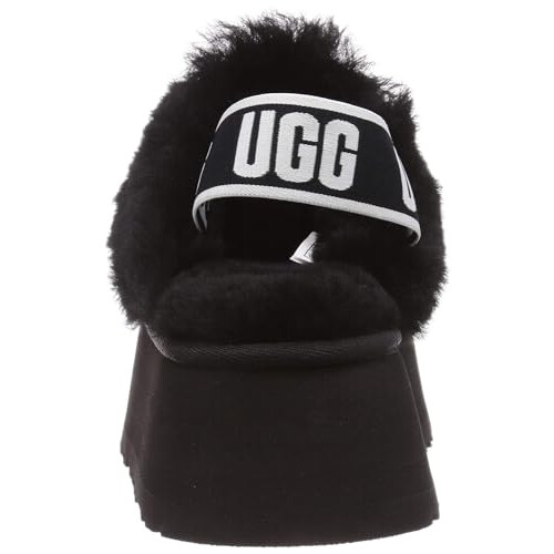 UGG UGG Damen Funkette Slipper Schwarz 09 2
