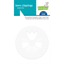 Modelo de roda de revela o de Lawn Fawn: Tulip (LF2253)