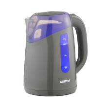 Geepas 2.2kW Grey Illuminating Electric Kettle Boil Dry Protection