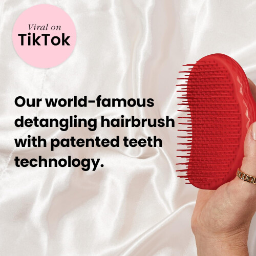 Tangle Teezer Spazzola Tangle Teezer Original per Capelli Ricci e Spessi, Salsa Rossa 1