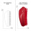 Tangle Teezer Spazzola Tangle Teezer Original per Capelli Ricci e Spessi, Salsa Rossa 5