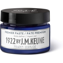 Keune Premier Paste 75mL | Extra Strong Hold Matte Hair Paste for Men, Long-Lasting Styling & Texture for All Hair Types