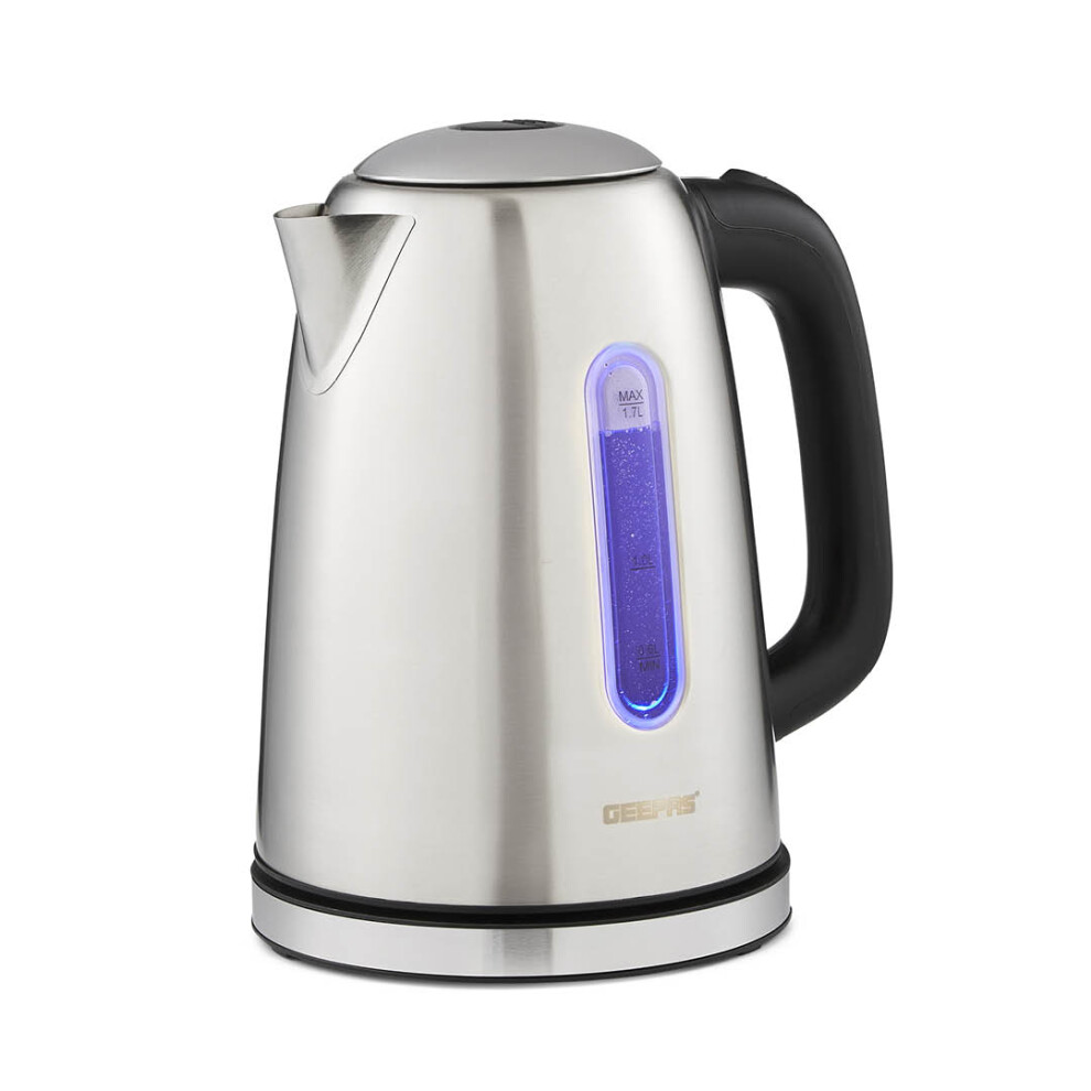 Geepas Electric Kettle,2200W ,1.7L Jug Kettle For Hot Water/Tea/Coffee