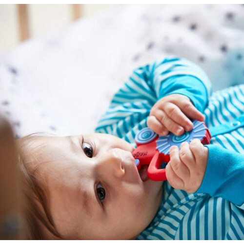 HABA Tractor Silicone Teether 2