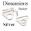 Pro Bamboo Κουζίνα 10PCS 1-1/2Inch Στριφτά κλιπ D Ring Buckles Snap Hook Adjuster Triangle 2