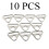 Pro Bamboo Κουζίνα 10PCS 1-1/2Inch Στριφτά κλιπ D Ring Buckles Snap Hook Adjuster Triangle 4