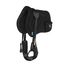 Sottosella professionale per cavallo equino imbottito in neoprene antiscivolo traspirante nero senza sella 39194BK
