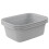 Sandmovie 18 Quart Πλαστική Λεκάνη, Ρηχή Πλαστική Λεκάνη, 3 Συσκευασίες, Γκρι 1