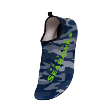 FOCO Heren Yoga Gym Aqua Schoenen Seattle Seahawks NFL Camo Water Sock-M