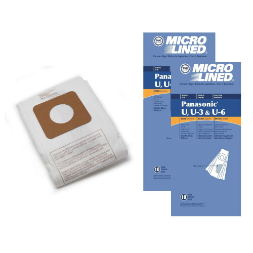 DVC Micro-Lined Paper Replacement Bags Style U U-3 and U-6 Fit For P on ...