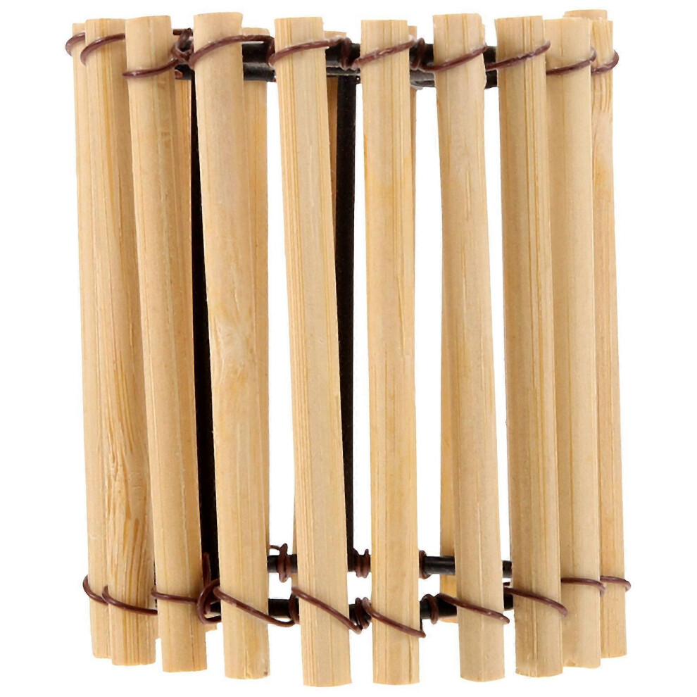 Kricely (As Show, One Size) Bamboo Lamp Shade Chinese Style Lamp Shade Drum Lamp Shade Creative Lampshade For Home