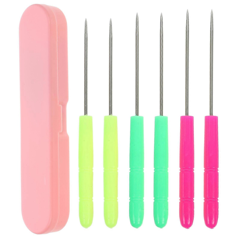 Kricely (As Show, One Size) 1 Set Sugar Stir Needles Scriber Needle Biscuit Pin Baking Pin Stainless Steel Pin