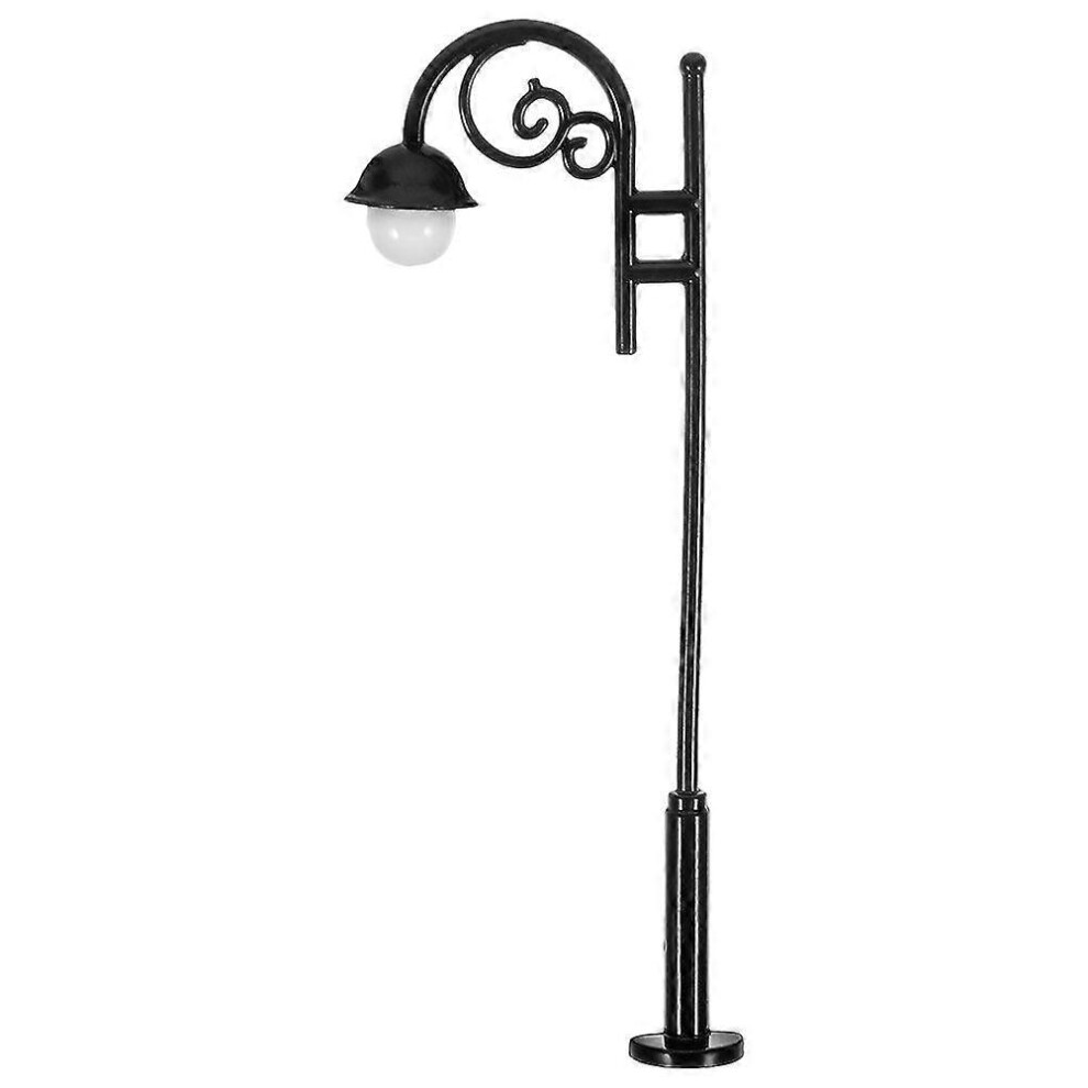 Kricely (As Show, One Size) High Simulation Miniature Street Lamp Model Miniature Park Scene Layout Prop Retro Mini Road Light