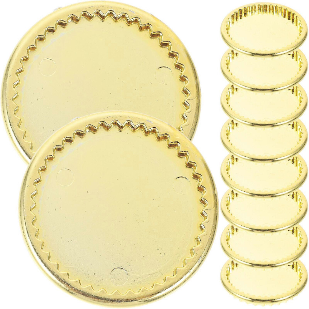 Kricely (As Show, One Size) 10Pcs Mini House Mini Plates Ornaments Kitchen Mini Plates Props Doll House Kitchen Tiny Plates Decors