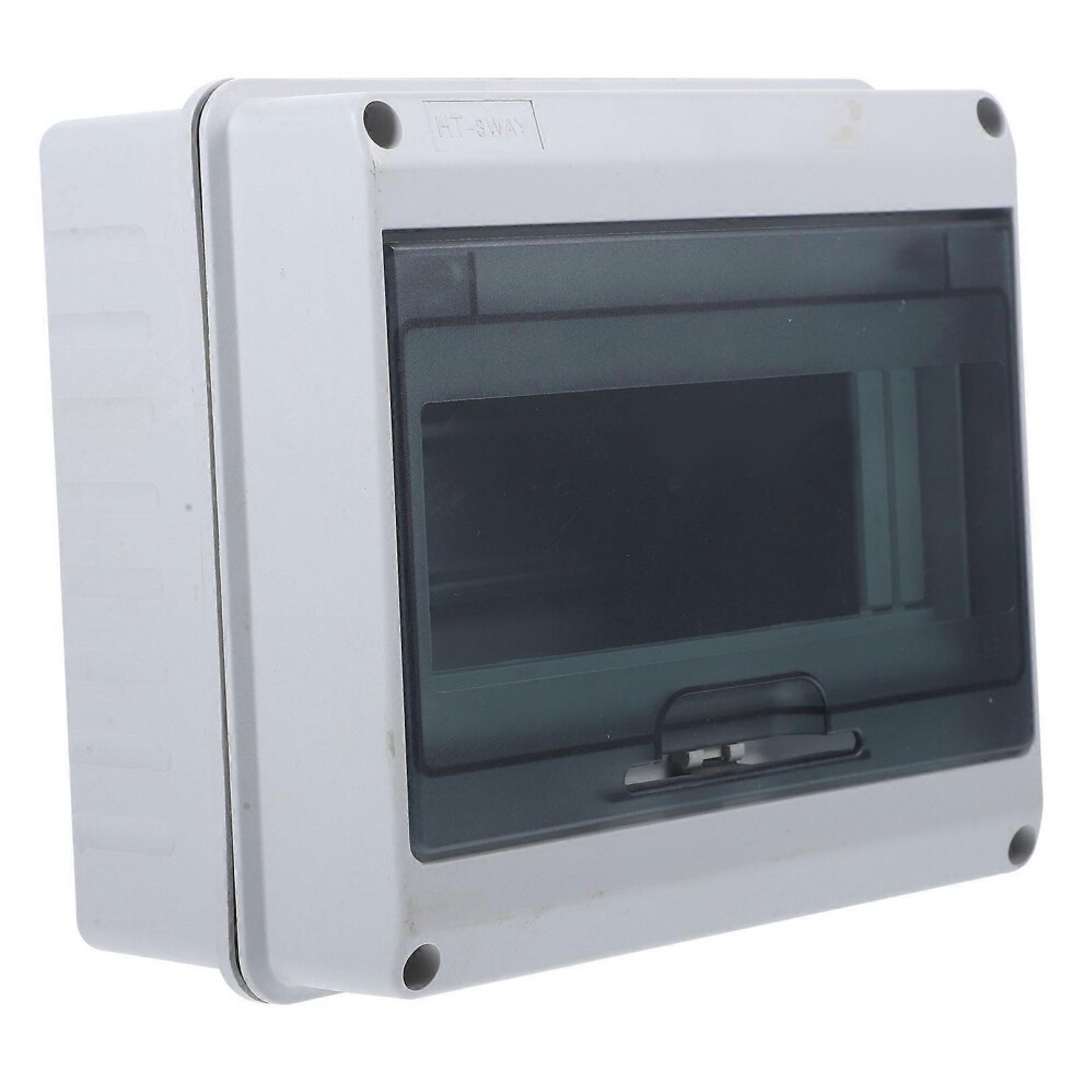 Kricely (As Show, One Size) Breaker Box Circuit Breaker Box Distribution Protection Box 8-Way Electric Box Protector