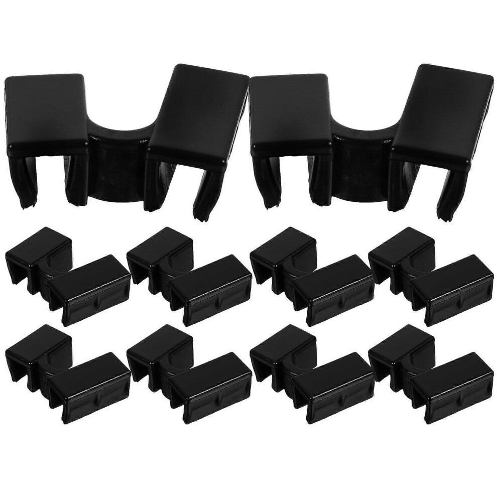 Kricely (As Show, One Size) 10Pcs Reusable Chopstick Helpers Training Chopsticks Hinges Connector Chopstick Trainers