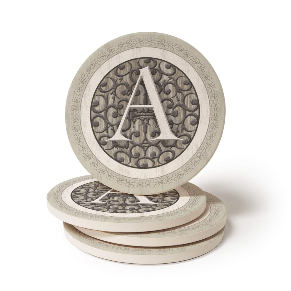 Dessous De Verre Coasterstone Monogram A-image