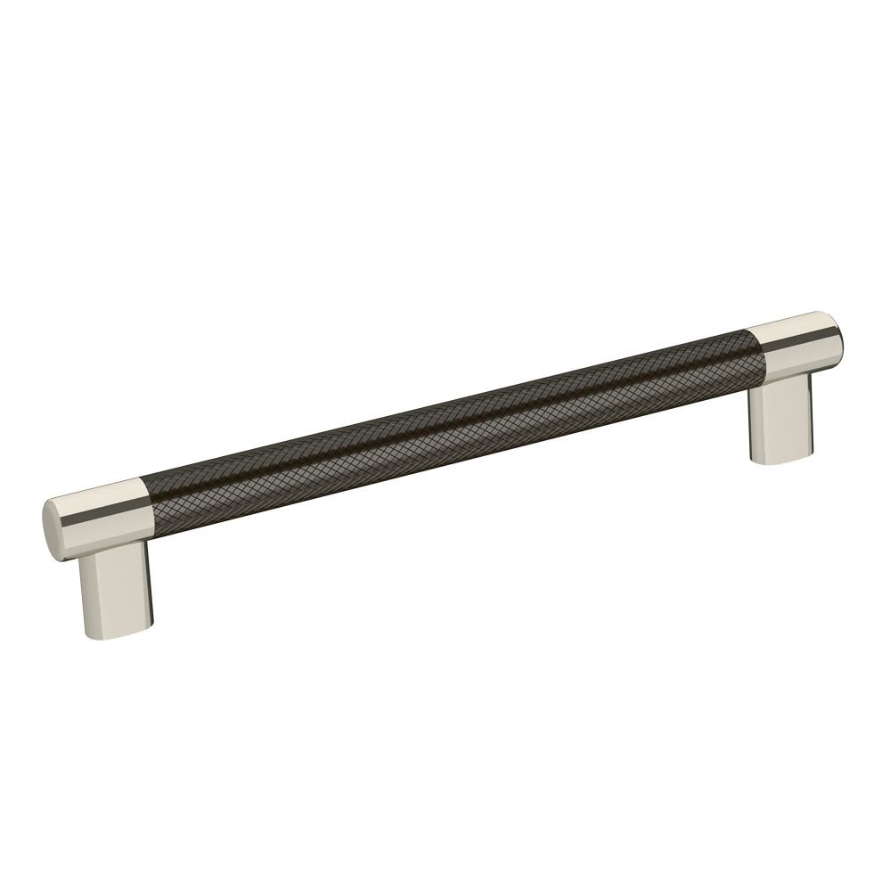 Photos - Other for Repair Amerock BP36562PNGM Esquire Cabinet Pull 8 inch  Center-to-Center Polished Nickel/Gunmetal(203mm)