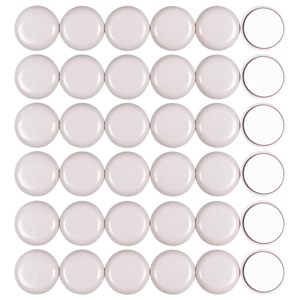 Ezprotekt 40 Pack Self-Stick Furniture Sliders for Carpet 1-1/8"" Roun-image-OPC-PFPGFPC-NEW