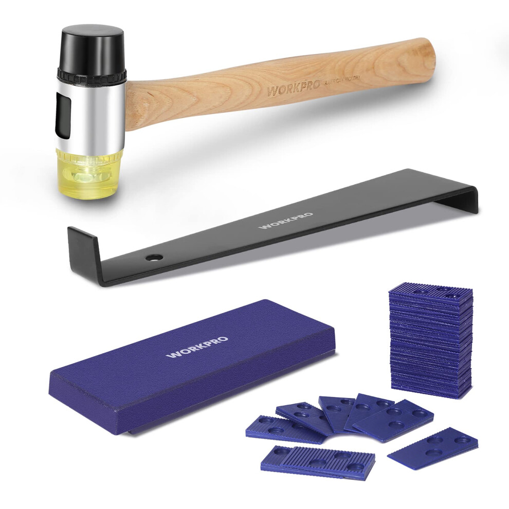 Workpro Laminate Wood Flooring Installation Kit With Reinforced Double 820909760092