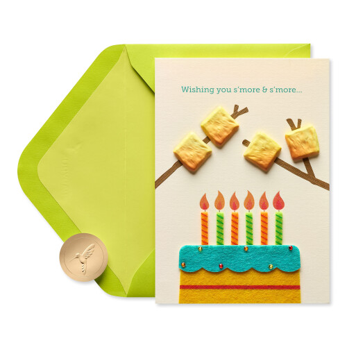 Papyrus Birthday Card (S'more Fun) 1