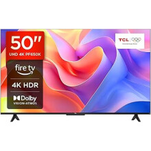 TCL 50PF650K 50-inch 4K Ultra HD, HDR TV, Smart LED Fire TV (Dolby Vision, Dolby Atmos, DTS, HDR 10, Alexa built-in, Airplay2, Miracast