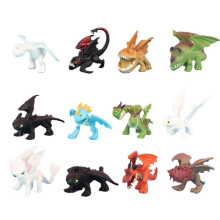(12 Set) Come addestrare il tuo drago Action Figure Drago sdentato Modello Giocattolo Bambini Regalo