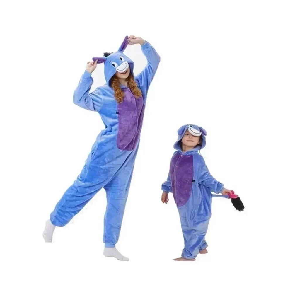 Photos - Fancy Dress  Tiger Kigurumis Anime Onesies Women Men Overalls Funny Suit for Adult Winter Pajamas Festival(ML, L)
