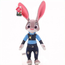 (Judy, 38cm/15in) Zootopia/Zootropolis Judy Hopps Nick Rabbit Bunny Wilde Fox Peluche Giocattolo Regalo per Bambini